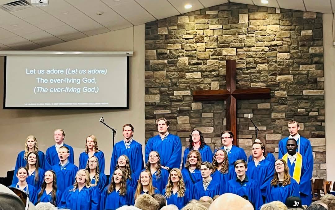 Singing in the Graduation Choir