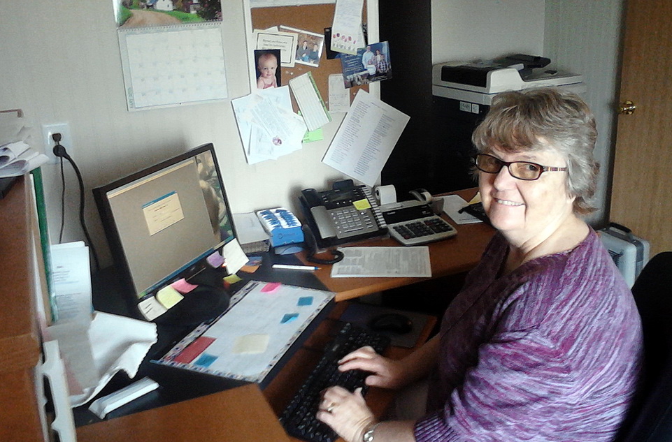 Helen at Work