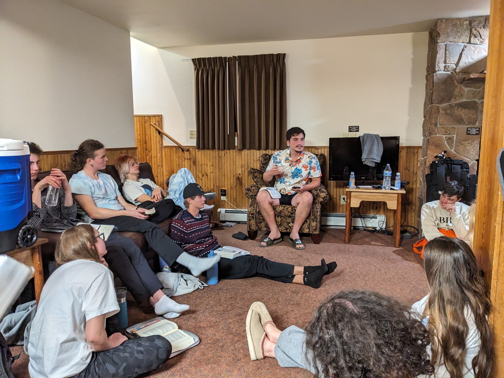 Lucas Teaching about Elijah to the Youth