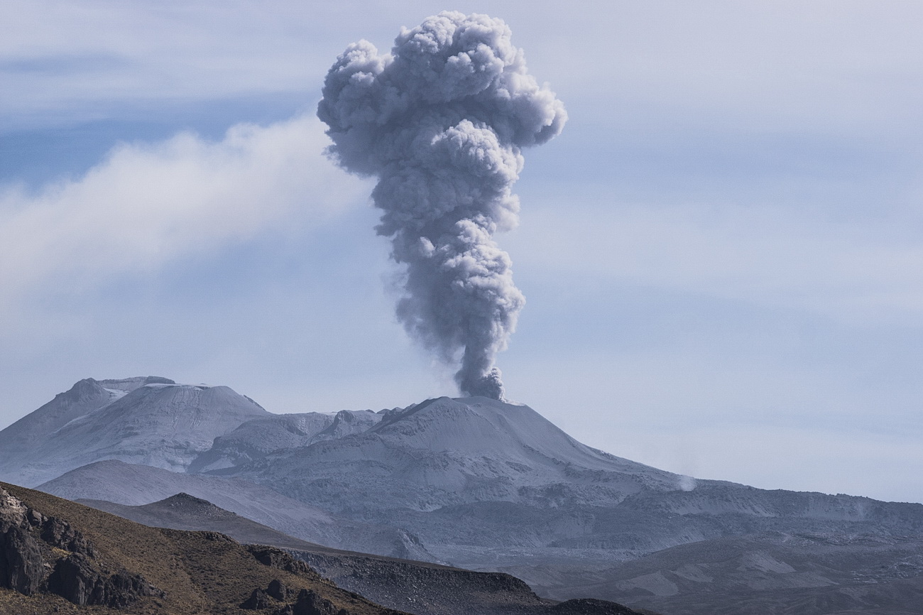 Sabancaya Volcano very angry