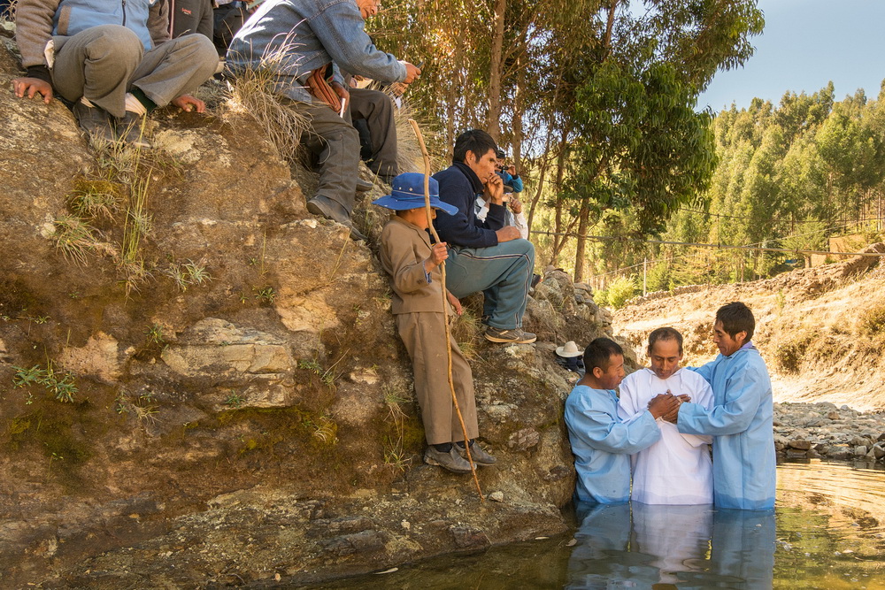 Baptism in Santo Tomas Village