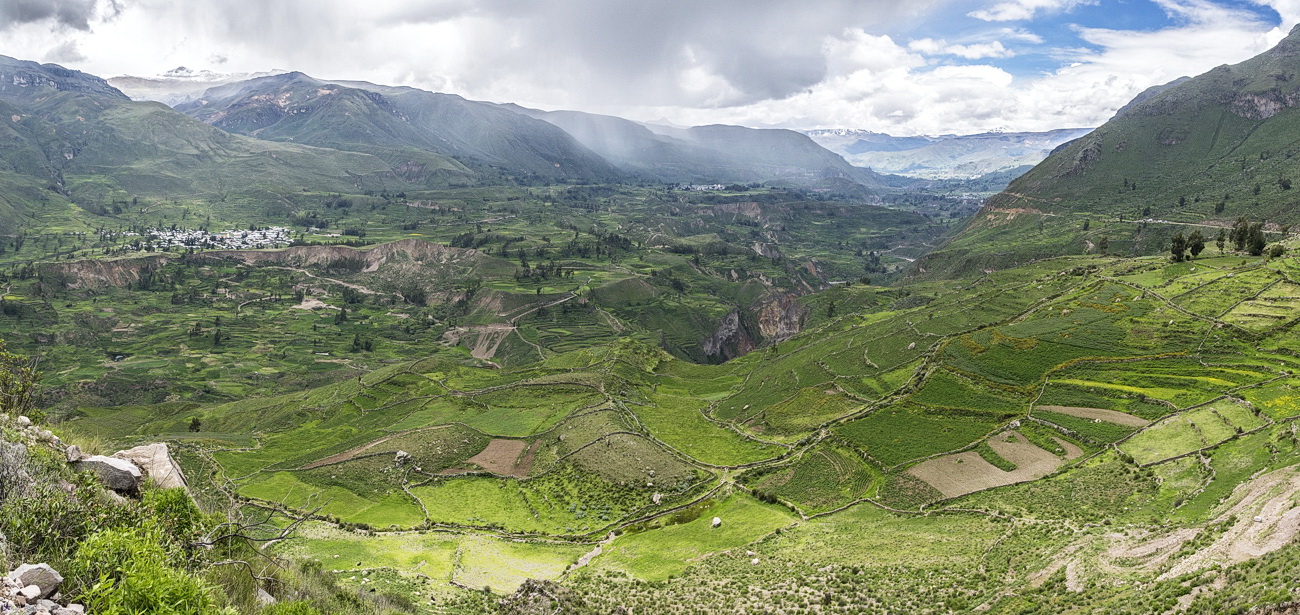 Rainy season in Colca Canyon